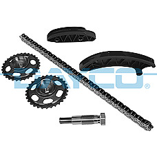 Chit lant de distributie Timing set chain + sprocket MERCEDES A W176 B SPORTS TOURER W246 W242 C A205 C C205 C T-MODEL S205 C W205 CLA C117 CLA SHOOTING BRAKE X117 E A207 1.8D-2.2DH 06.06- DAYCO DAYKTC1168