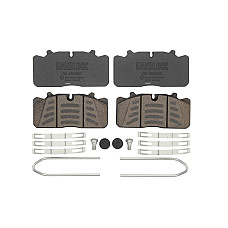 Set placute de frana Spate WABCO PAN 17 DAF LF 45 RVI MIDLUM BE110C-MIDR06.02.26Y/41 01.00- DANBLOCK DB 2908882