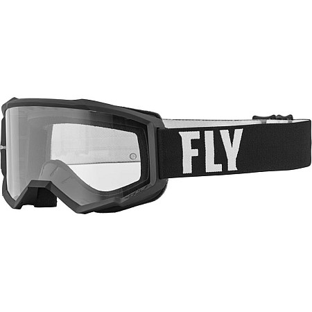 Ochelari de soare si protectie Motorcycle goggles FLY RACING YOUTH FOCUS colour neagra/white size OS FLY FLY 37-51321