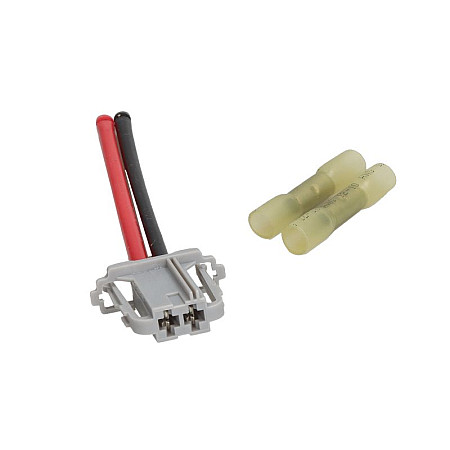 Kit repar. cabluri, ventilat. habitaclu(sist.preincalz.motor Harness wire for blower fan 100mm number of pins: 2 4 with grey terminal FIAT DUCATO GRANDE PUNTO PUNTO PUNTO EVO/HATCHBACK PUNTO/HATCHBACK PEUGEOT BOXER 0.9-3.0D 12.01- AKUSAN K06W062AKN