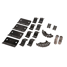 Set montare, portbagaj pavilion Roof rack stands 310803 4 pcs Protruding railings AUDI A3 A4 B8 A6 C6 Q3 Q5 Q7 SEAT ALTEA ALTEA XL IBIZA IV ST LEON ST LEON ST/KOMBI 1.0-6.0D 03.04- JOPE SNV 310803