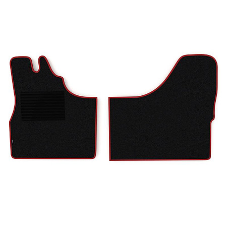 Covorase Auto F-CORE scaun dublu pasager 1 + 2 sofer + pasager cantitate in set 2 szt. material - velours culoare - rosu OPEL MOVANO A RENAULT MASTER II 10.03- F-CORE F-CORE NT01 RED