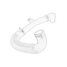 Furtun ear supraalimentare Conducta de intrare a aerului rezervor / pompa FIAT DUCATO 2.3D 06.11- OE FIAT 1389890080