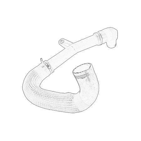 Furtun ear supraalimentare Conducta de intrare a aerului rezervor / pompa FIAT DUCATO 2.3D 06.11- OE FIAT 1389890080