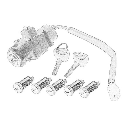 Cilindru de inchidere,aprindere Intrerupator de aprindere IVECO STRALIS I 06.03- OE IVECO 500086531
