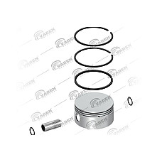 Set segmenti piston, compresor Pistoan compresor diametru 100mm STD VADEN 7000 101 100