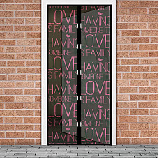 Perdea anti-tantari pt. usi cu inchidere magnetica, 100 x 210 cm - Love