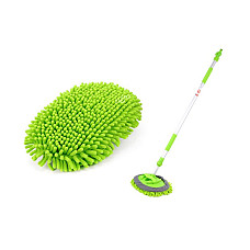 Perie spalat telescopica, pentru masina, cu conector de apa 98-168cm