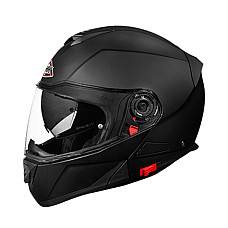 Cati de maxilar Helmet Flip-up helmet SMK GLIDE MATT BLACK MA200 colour neagra/matt size XS unisex SMK SMK0100/17/MA200/XS