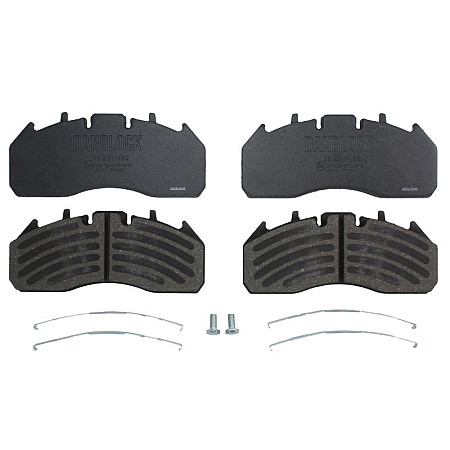 Set placute de frana Fata/Spate MERITOR ELSA 225-3 RVI MAGNUM PREMIUM 2 VOLVO FE FH FH II FH16 FM FMX II D11K410-G13C460 10.04- DANBLOCK DB 2917482
