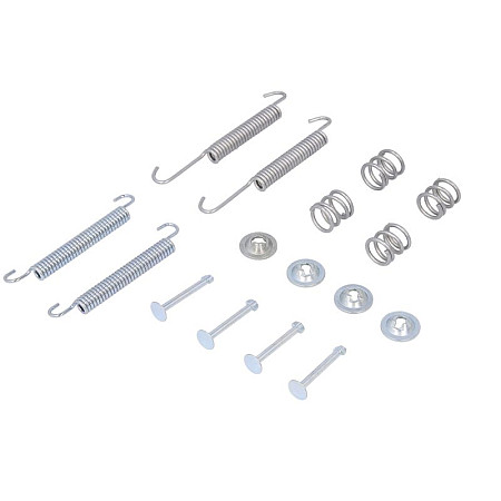 Set accesorii, saboti frana parcare Set de montaj pantofi de frana MANDO HYUNDAI ACCENT II I30 KIA CARENS III CEE'D PRO CEE'D 1.3-2.0LPG 01.00- DELPHI LY1384