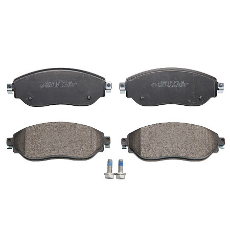 Set placute de frana Fata cu suruburi de ghidare a etrierului de frana FIAT TALENTO NISSAN NV300 OPEL VIVARO B RENAULT TRAFIC III 1.6D/2.0D 05.14- BRECK 22087 00 703 00