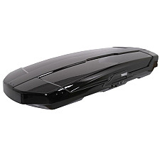 Cutie pavilion Roof box Motion XT Alpine way of opening: from both sides colour: neagra glossy capacity: 450 l 232x95x35 cm 5-7/3-5 payload: 75 kg weight: 25 kg. for beams SlideBar needed adapter THULE 697- THULE THU 629501