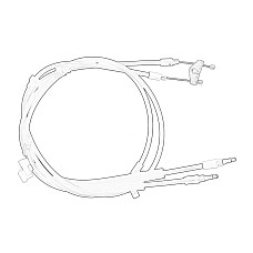 Cablu, frana de parcare Handbrake cable rear L brake type: disc  FORD GRAND C-MAX 1.0-2.0D 12.10-06.19 OE FORD 2015413