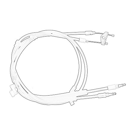 Cablu, frana de parcare Handbrake cable rear L brake type: disc  FORD GRAND C-MAX 1.0-2.0D 12.10-06.19 OE FORD 2015413