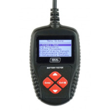 Tester,baterie Digital battery tester 12V 100-2000 EN tested battery type: AGM EFB GEL WET charging system test starter test IDEAL BDT101