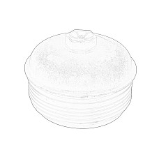 Capac, carcasa filtru ulei Capacul carcasei filtrului de ulei superior NISSAN MICRA V QASHQAI III X-TRAIL RENAULT CAPTUR I CLIO IV GRAND SCENIC III GRAND SCENIC IV KADJAR KANGOO EXPRESS 0.9-1.6D 03.12- OE RENAULT 15 20 823 27R