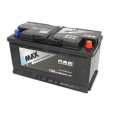 Acumulator Pornire Acumulator 4MAX 12V 100Ah/800A R+ borna standard 353x175x190 B13 - flansa de montare 10.5 mm pornire 4MAX BAT100/800R/4MAX