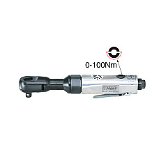 "Cheie unghiulara cu clichet Pistol de impact pneumatic zavor sursa de alimentare: pneumatic 1/2"" cuplu maxim: 100 Nm greutate: 13 kg" HANS 84120