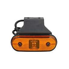 Lampa gabarit Outline marker lights L/R UNIPOINT I orange LED height 44mm width 119mm depth 18mm hang hose length 1500 with hanger 24V connector: QUICKLINK UNIPOINT I ASPOCK A31-2064-234
