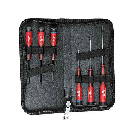 Set scule Set of screwdrivers 6 pcs wrench / tool type: Phillips screwdrivers / precision screwdrivers / slotted screwdrivers screwdriver size mm: 1 2 3.0 4 philips size: PH0 PH00 MILWAUKEE 4932471869