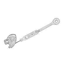 Cablu acceleratie Accelerator cable AUDI A4 B5 A6 C4 A6 C5 VW PASSAT B5 1.9D/1.9DH/2.5D 06.94-01.05 OE VW 8D1 721 757C