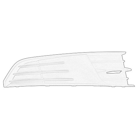 Grila ventilatie, bara protectie Element bara Fata Dreapta SKODA SKODA FABIA III 08.14- OE SKODA 6V0 807 3689B9