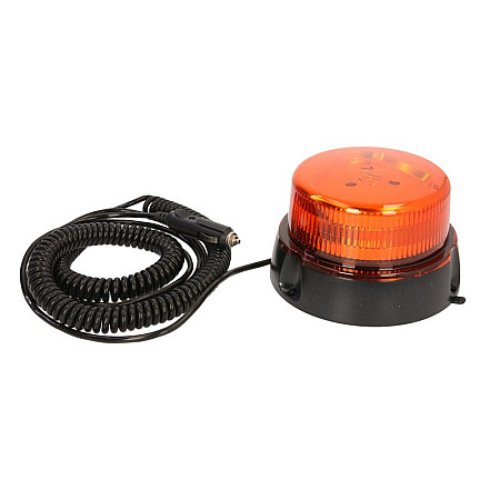 Girofar Rotating beacon yellow 12/24V magnetic fixing one program plug spiral cable length 7m WAS 866.2 W126