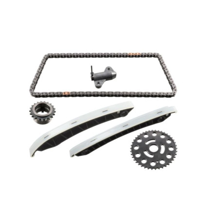 Chit lant de distributie Timing set chain + sprocket MERCEDES C T-MODEL S205 C W205 MARCO POLO CAMPER W447 VITO TOURER W447 VITO W447 FIAT TALENTO NISSAN NV300 QASHQAI I 1.6/1.6D/2.0D 04.11- SWAG SW60101100