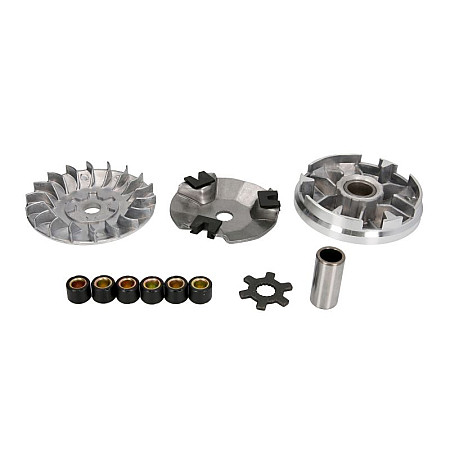 "Variator ambreaj Wariator Kpl. Z Zewnetrznym Kolem Do Silnikow Minarelli Oraz ""Chinskich Skuterow 2T"" Sr. Wew. 13Mm !" INPARTS IP000033