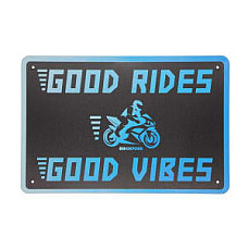 Placuta garaj, size: 200; 300mm, sign/digit: Good Vibes, material: metal OXFORD OX379