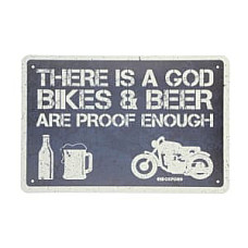 Placuta garaj, size: 200; 300mm, sign/digit: There is a God, material: metal OXFORD OX383