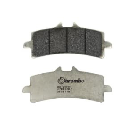 Placute de frana fata, utilizare: racing, material: carbon / ceramic-RC, 42x102,2x7,7mm APRILIA RSV; BENELLI IMPETO, TESI; BIMOTA DB; BMW HP2, HP4, S; DUCATI 1098, 1198, 848 600-1400 BREMBO 07BB37RC