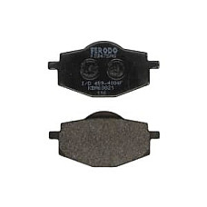Placute de frana spate, utilizare: road-small motorcycle/scooters, material: argento-AG, 71x36x8mm YAMAHA DT, TT, XC, XT 80-600 1985-2003 FERODO FDB475AG