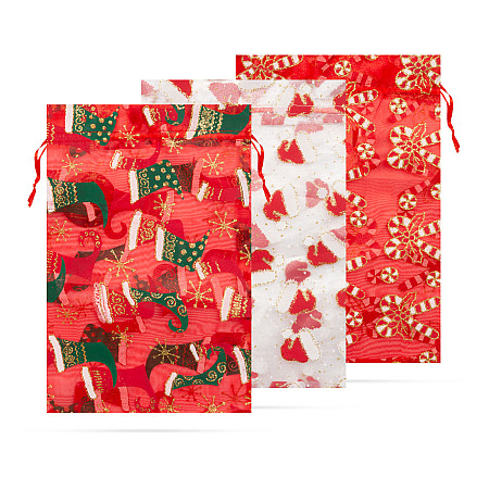 Plas cadou Organza - 3 tipuri - 20 x 30 cm