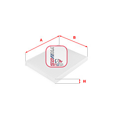 Filtru, aer habitaclu Filtru habitaclu FIAT BRAVO II STILO HYUNDAI IX20 KIA VENGA LANCIA DELTA III 1.2-2.4 10.01- SOFIMA S3149C