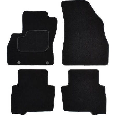 Covoras podea textil Floor mats Velours 4 pcs front/rear set colour neagra CITROEN NEMO/MINIVAN 02.08- Saloon MAMMOOTH MMT A041 CIT295 PRM 01