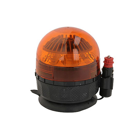 Girofar Rotating beacon orange 10/30V LED magnetic fixing no of programs: 1 double flash with lighter socket cable VIGNAL VALD14730