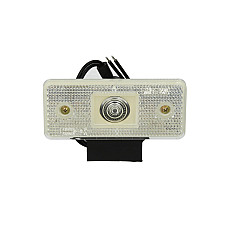 Lampa gabarit lampa de pozitie SW dreptunghiular alb WAS 88P W17