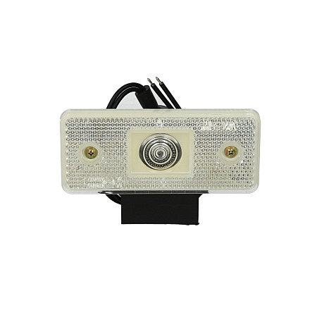 Lampa gabarit lampa de pozitie SW dreptunghiular alb WAS 88P W17