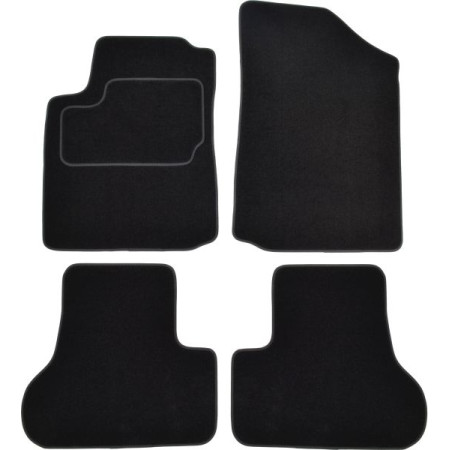 Covoras podea textil Floor mats Velours 4 pcs front/rear set colour neagra CITROEN C3 I 02.02- Saloon MAMMOOTH MMT A041 CIT90 PRM 01