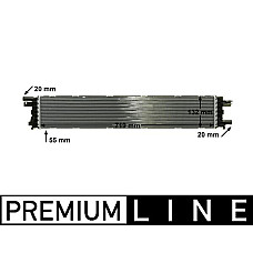 Intercooler, compresor Intercooler AUDI A4 B8 A5 A6 ALLROAD C7 A6 C7 A7 Q3 1.4/2.0D/3.0 11.08-10.18 MAHLE CIR 12 000P
