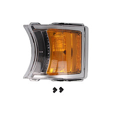 Semnalizator Indicator lamp front L/R glass colour: orange H21W/LED with daytime running light number of LED diodes: 4/8 SCANIA PGRT 01.03- DEPO 771-1504N-WE1
