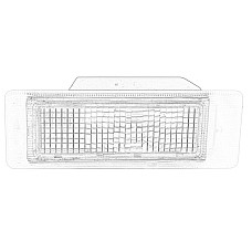 Iluminare numar de circulatie Licence plate lamp L/R OPEL INSIGNIA A MOKKA / MOKKA X 07.08- OE OPEL 13502178
