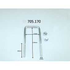 Brida arc Leaf spring shackle 170mm M12  MITSUBISHI L200 / TRITON 2.5D 11.05-12.15 LS GERMANY 705170-LS