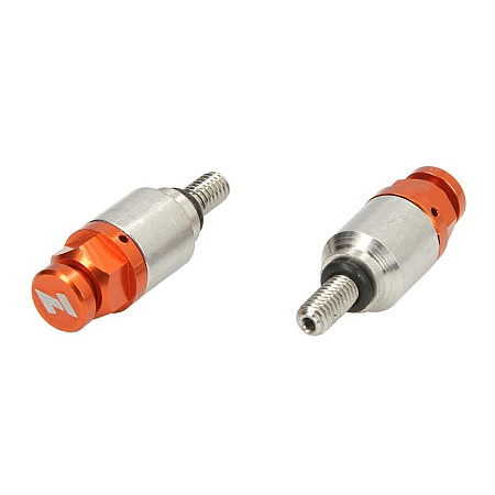 Surub/supapa aerisire aerisire din aluminiu suspensie fata WP / Marzocchi M4 fir portocaliu ZAP TECHNIX ZAP-8080O