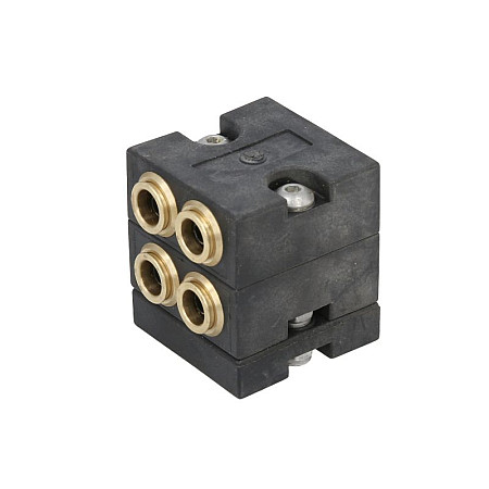 Valva cu mai multe cai Multi-way valve number of connections: 8 hose diameter: 8mm distributor with PUSH-IN connectors WIELTON WIELTON M10070101_1
