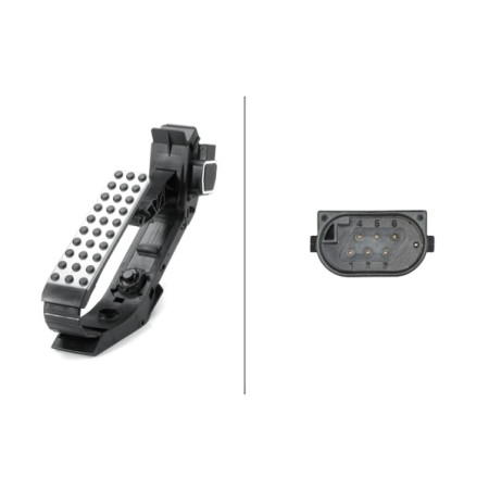 Senzor, pedala acceleratie Pedala de acceleratie MERCEDES C CL203 C W203 C T-MODEL S203 CLC CL203 CLK A209 CLK C209 CLS C219 SLK R171 1.6-6.2 05.00-06.11 HELLA 6PV010 946-081