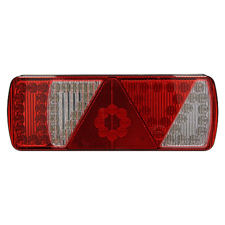 Stop spate Rear lamp R ECOLED LED 24V triangular reflector side clearance connector: ASS2 7PIN ASPOCK A25-3900-507
