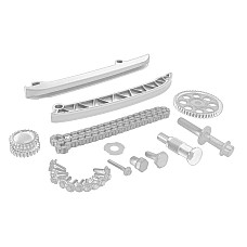 Chit lant de distributie Timing set chain + elements AUDI A1 A3 SEAT ALTEA ALTEA XL IBIZA IV IBIZA IV SC IBIZA IV ST LEON TOLEDO IV SKODA FABIA II OCTAVIA II RAPID ROOMSTER ROOMSTER PRAKTIK 1.2 11.08- OE VW 03F 198 158B